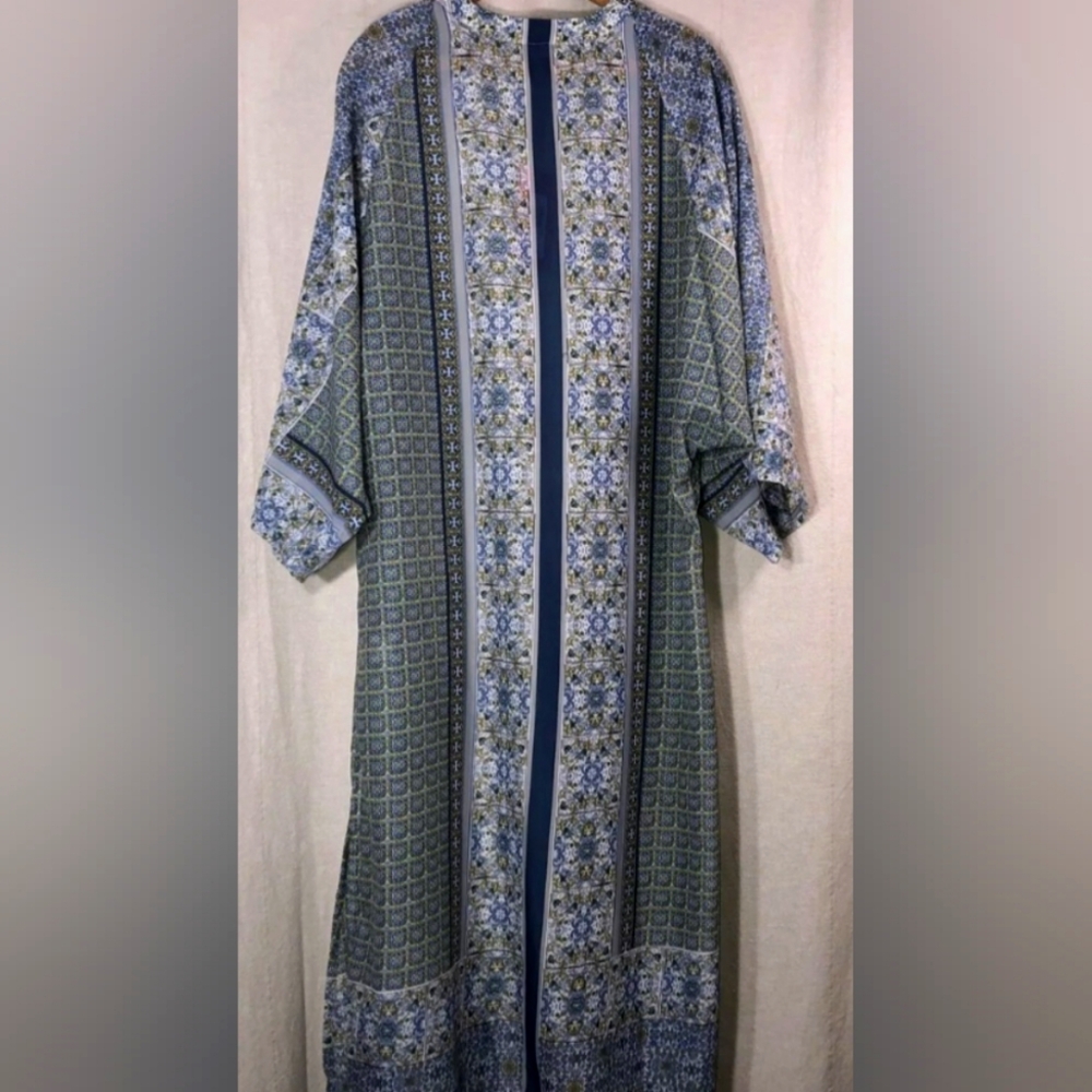 Chelsea & Violet Kimono Duster Floral C&V  muti color